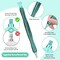 Diamond Painting Pen Accessories Tools Set,3PCS Glitter Diamond Art Pen and 12Pcs Green Metal Screw Thread Multi Placer Tips,Resin Diamond Painting Drill Pens for DIY Diamond Art